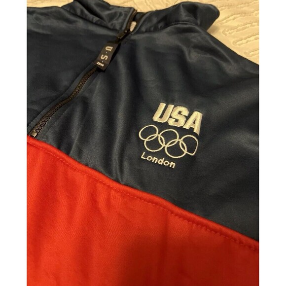 USA Olympic Committee Pullover Size Adult XL Jacket London Made in U.S.A - Picture 5 of 5